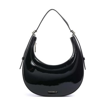 Coccinelle Whisper Patent Shoulder bag black