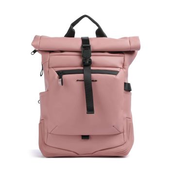 Piquadro Corner 2.0 Rolltop backpack antique pink