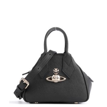 Vivienne Westwood Yasmine Saffiano Biogreen Mini Crossbody bag black