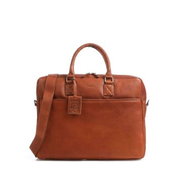 Burkely Antique Avery Briefcase cognac