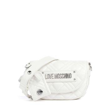 Love Moschino Quilted Crossbody bag white
