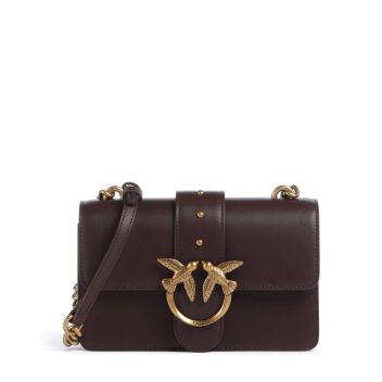 Pinko Love One Mini Crossbody bag bordeaux red