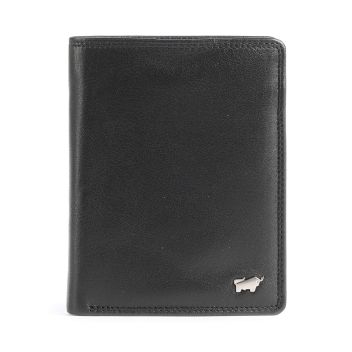 Braun Büffel Golf Secure RFID Wallet black