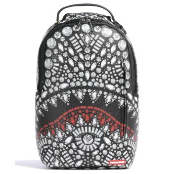 Sprayground Crazy Diamond Design Backpack black