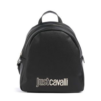 Just Cavalli Metal Lettering Style 10 Backpack black