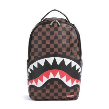 Sprayground Peeking Character Check Backpack black/brown