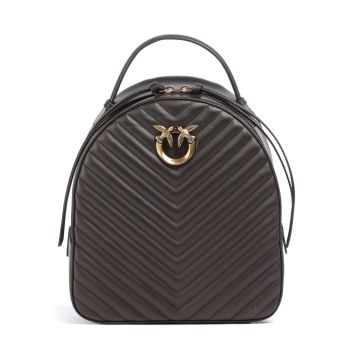 Pinko Love Click Backpack dark brown