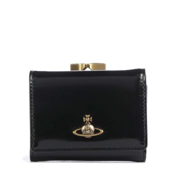 Vivienne Westwood Shiny Small Frame Wallet black