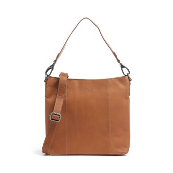 The Chesterfield Brand Cow Wax Pull Up Kos Hobo bag cognac