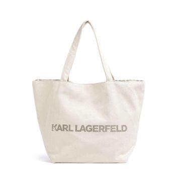 Karl Lagerfeld K/Monogram Tote bag ivory