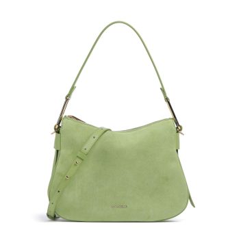 Coccinelle Magie Suede Hobo bag green