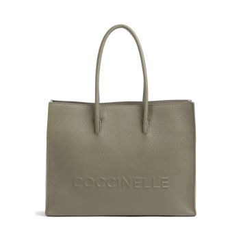 Coccinelle Myrtha Maxi Logo Tote bag olive-green