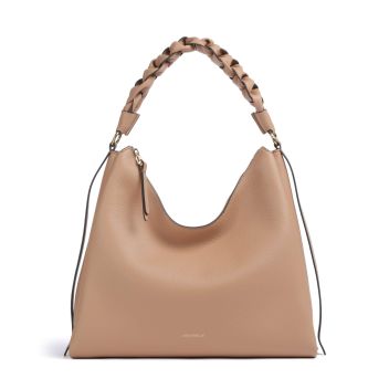 Coccinelle Boheme Grana Double Hobo bag light brown