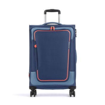 American Tourister Pulsonic Spinner (4 wheels) navy