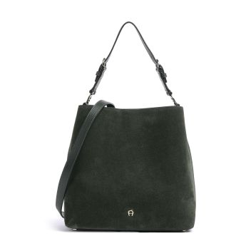 Aigner Delia M Hobo bag dark green