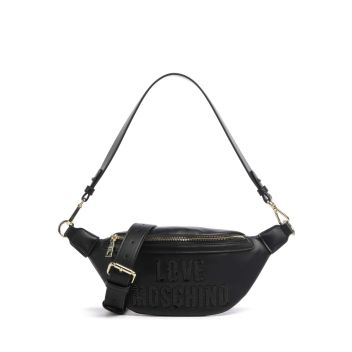 Love Moschino Sparkling Logo Fanny pack black