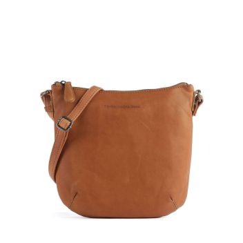 The Chesterfield Brand Cow Wax Pull Up Redding Crossbody bag cognac