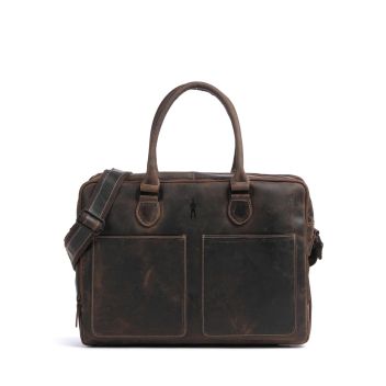 Jack Kinsky Baltimore 7 Briefcase dark brown