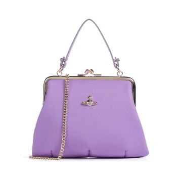 Vivienne Westwood Granny Saffiano Frame Crossbody bag violet