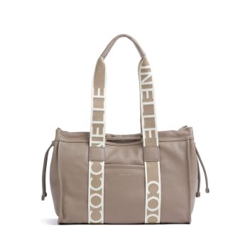 Coccinelle Signature 2Day Tote bag taupe