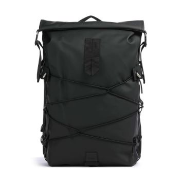 Rains Trail Cord Rolltop backpack black