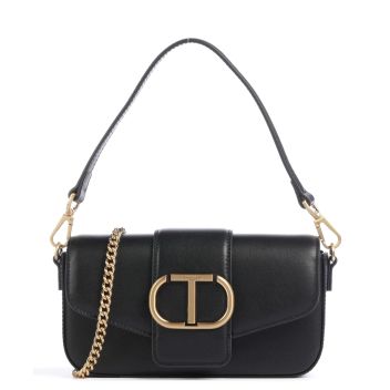Twinset Amie Leather Crossbody bag black