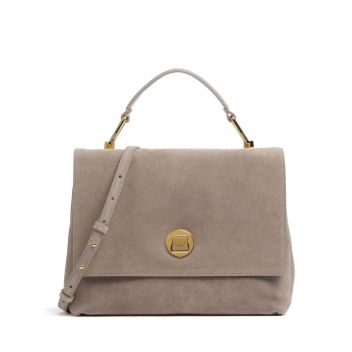 Coccinelle Liya Suede Handbag taupe