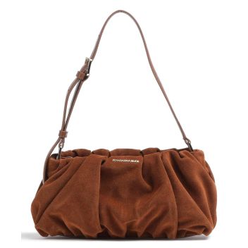 Mandarina Duck Velvet Plisse Shoulder bag brown