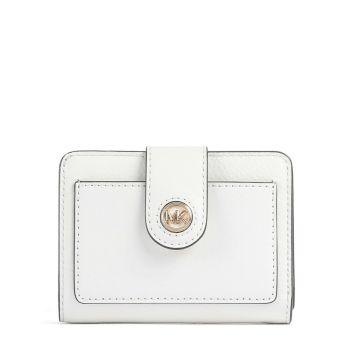 Michael Kors MK Charm Wallet white