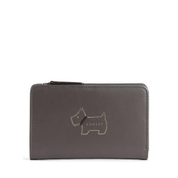 Radley London Heritage Dog Outline Wallet dark grey