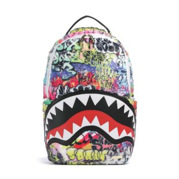 Sprayground Graffiti Faux Fur Backpack multicolour