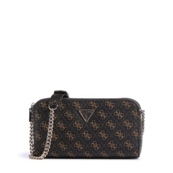 Guess Erica Eco Crossbody bag dark brown