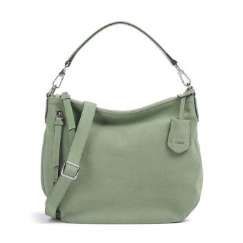 Abro Suede Juna Hobo bag green