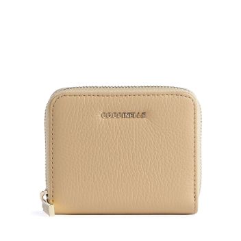 Coccinelle Metallic Soft Wallet beige
