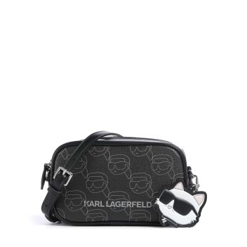 Karl Lagerfeld Ikon Mono Crossbody bag black