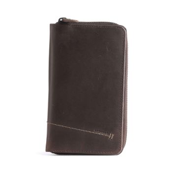 Aunts & Uncles Good Old Friends Goldfish RFID Wallet dark brown