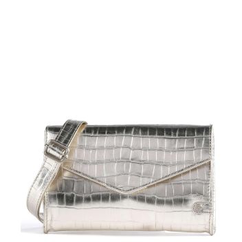 Depeche Croco Glam Crossbody bag champagne