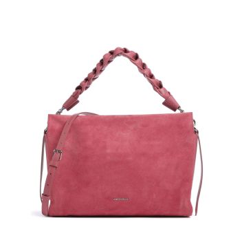 Coccinelle Boheme Suede Hobo bag antique pink