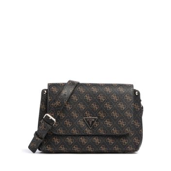 Guess Meridian Crossbody bag dark brown