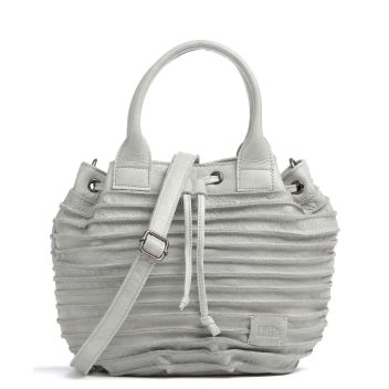 FredsBruder Little Fat Friend Riffel Bucket bag stone