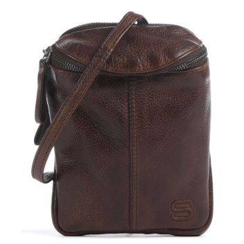 Spikes & Sparrow Apache Phone bag dark brown
