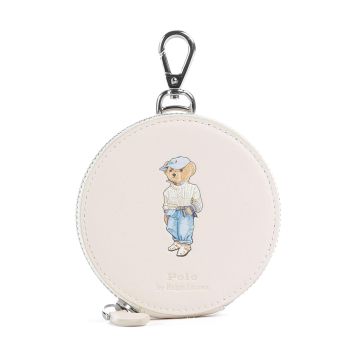 Polo Ralph Lauren Bear Eran Cable Wallet ivory