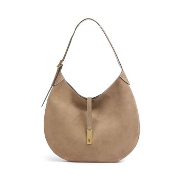 Polo Ralph Lauren ID Collection Medium Hobo bag beige