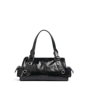 Liebeskind Nika Lack Distressed M Shoulder bag black