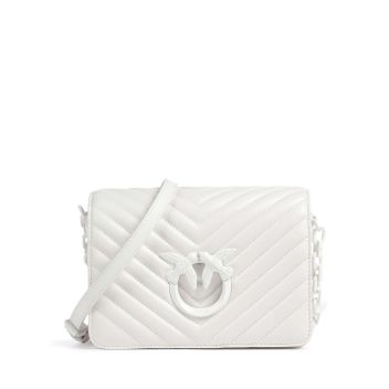 Pinko Love Click Mini Crossbody bag white