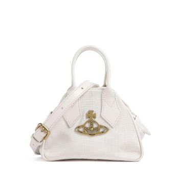 Vivienne Westwood Yasmine Moire Mini Crossbody bag ivory