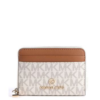 Michael Kors Jet Set Charm Wallet ivory/brown