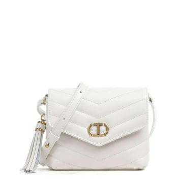 Twinset Dreamy Leather Crossbody bag ivory