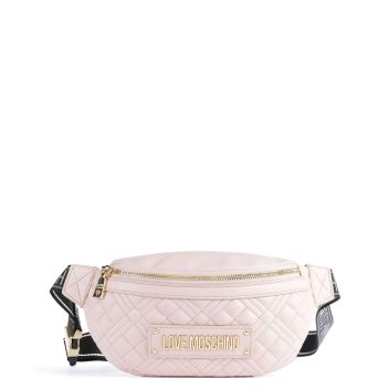 Love Moschino Quilted Fanny pack rose