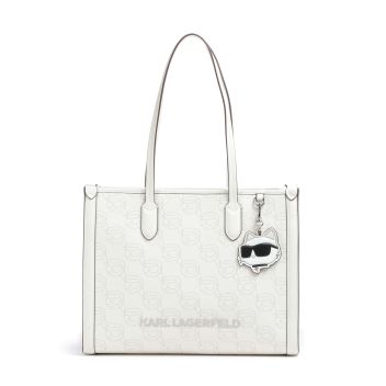 Karl Lagerfeld K/Ikonik Mono Tote bag cream
